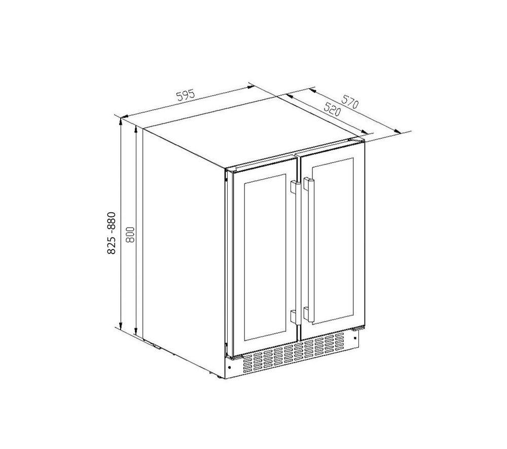 CDA CFWC624SS Wine Cooler - Stainless Steel image number 3 of 7