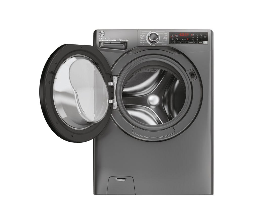 HOOVER H-Wash 350 H3WPS6106TAMBR-80 WiFi-enabled 10kg 1600rpm Washing Machine - Graphite image number 2 of 9