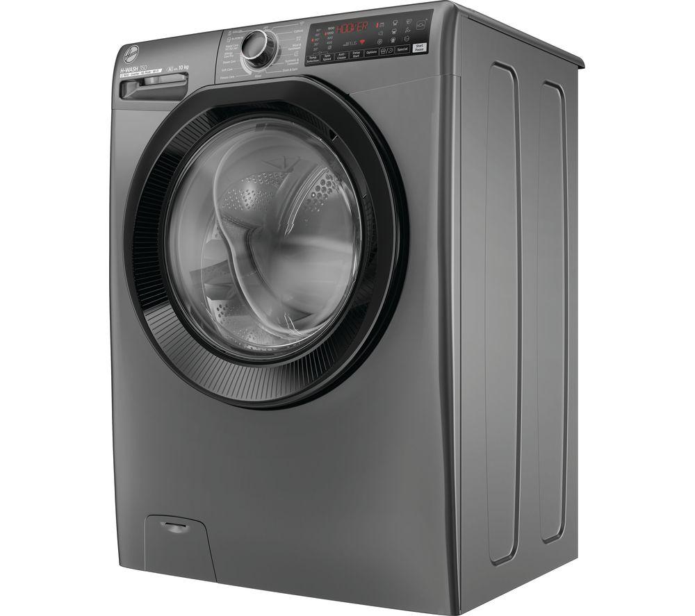 HOOVER H-Wash 350 H3WPS6106TAMBR-80 WiFi-enabled 10kg 1600rpm Washing Machine - Graphite image number 3 of 9