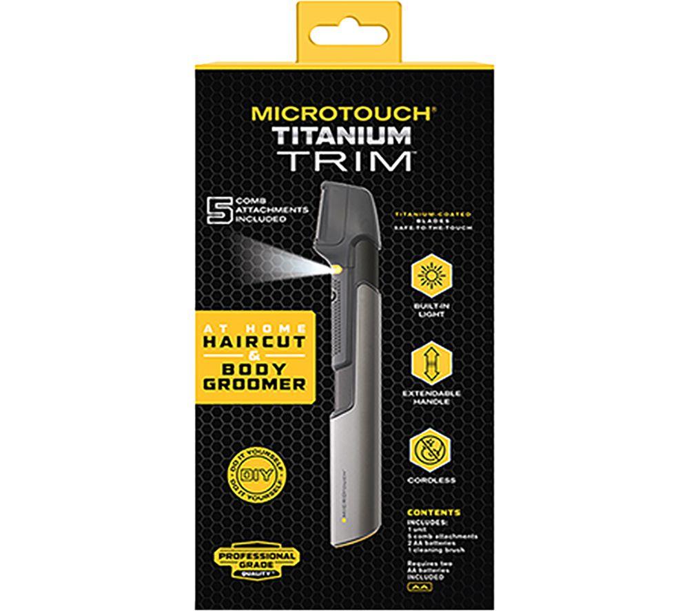 JML A001495 Microtouch Titanium Trim Hair Clipper & Body Groomer - Grey image number 2 of 4