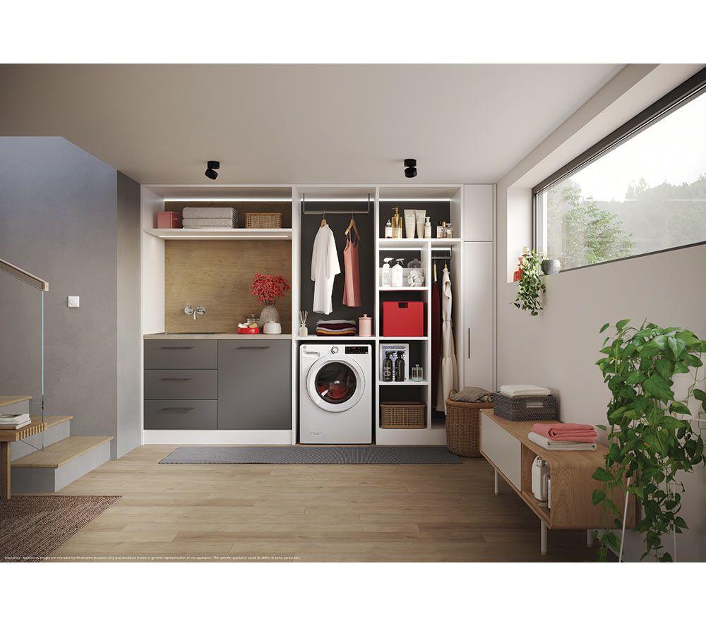 HOOVER H-Wash 350 H3WPS696TAM6-80 WiFi-enabled 9 kg 1600rpm Washing Machine - White image number 11 of 18