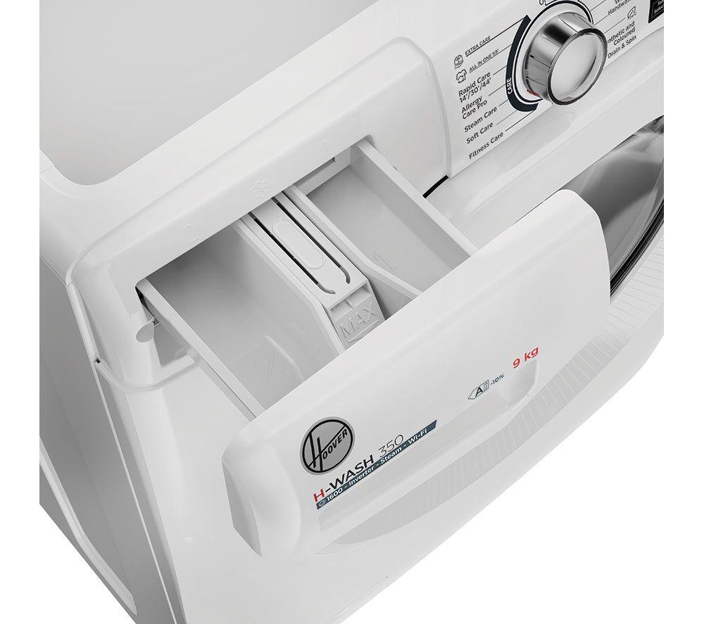 HOOVER H-Wash 350 H3WPS696TAM6-80 WiFi-enabled 9 kg 1600rpm Washing Machine - White image number 13 of 18
