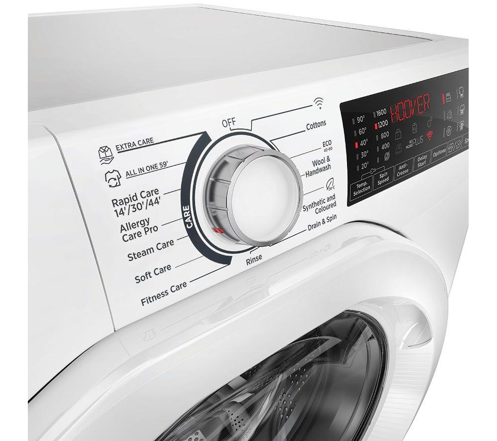HOOVER H-Wash 350 H3WPS696TAM6-80 WiFi-enabled 9 kg 1600rpm Washing Machine - White image number 14 of 18