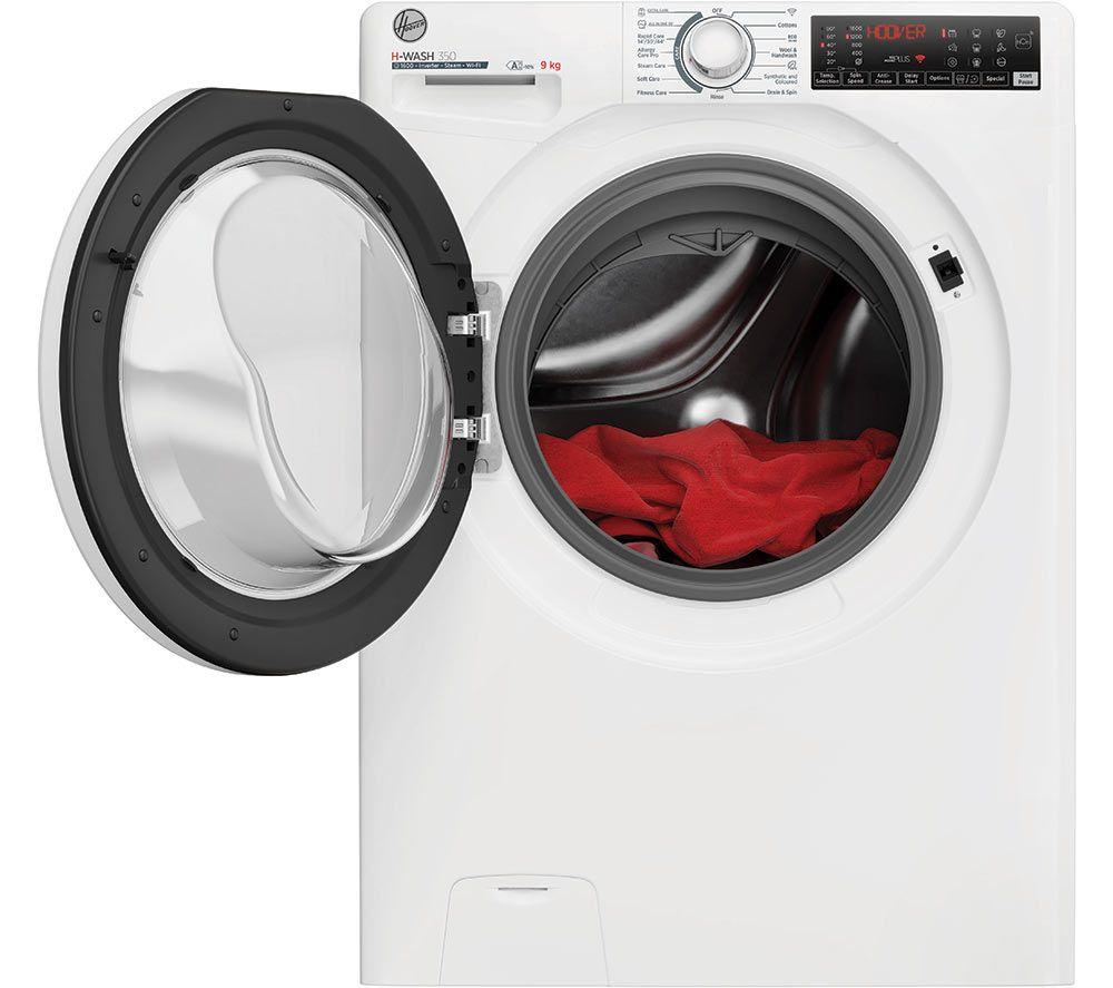 HOOVER H-Wash 350 H3WPS696TAM6-80 WiFi-enabled 9 kg 1600rpm Washing Machine - White image number 18 of 18