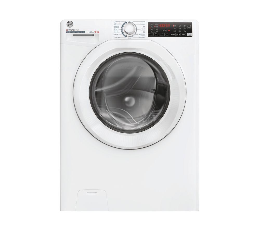 HOOVER H-Wash 350 H3WPS6106TAM6-80 WiFi-enabled 10 kg 1600 rpm Washing Machine - White, White