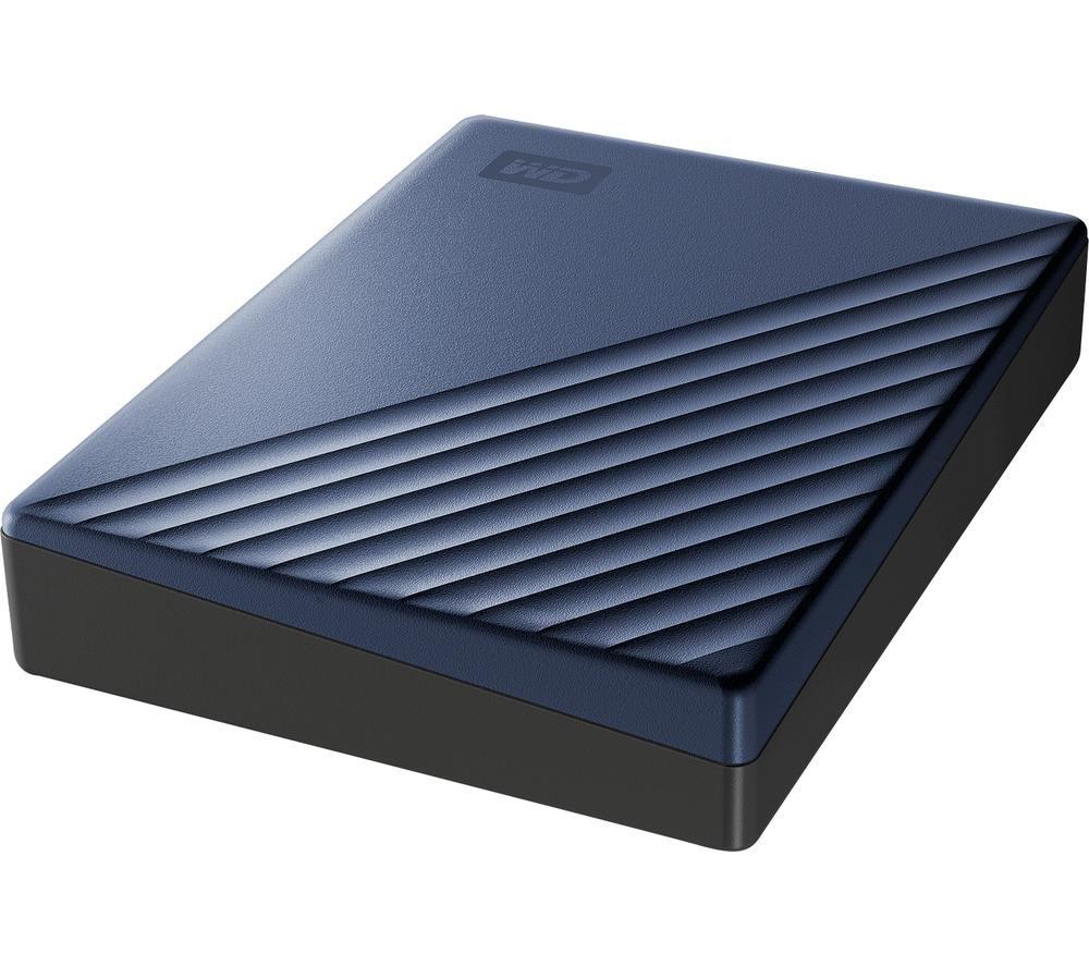 WD My Passport Ultra Portable Hard Drive - 4 TB, Blue image number 3 of 5