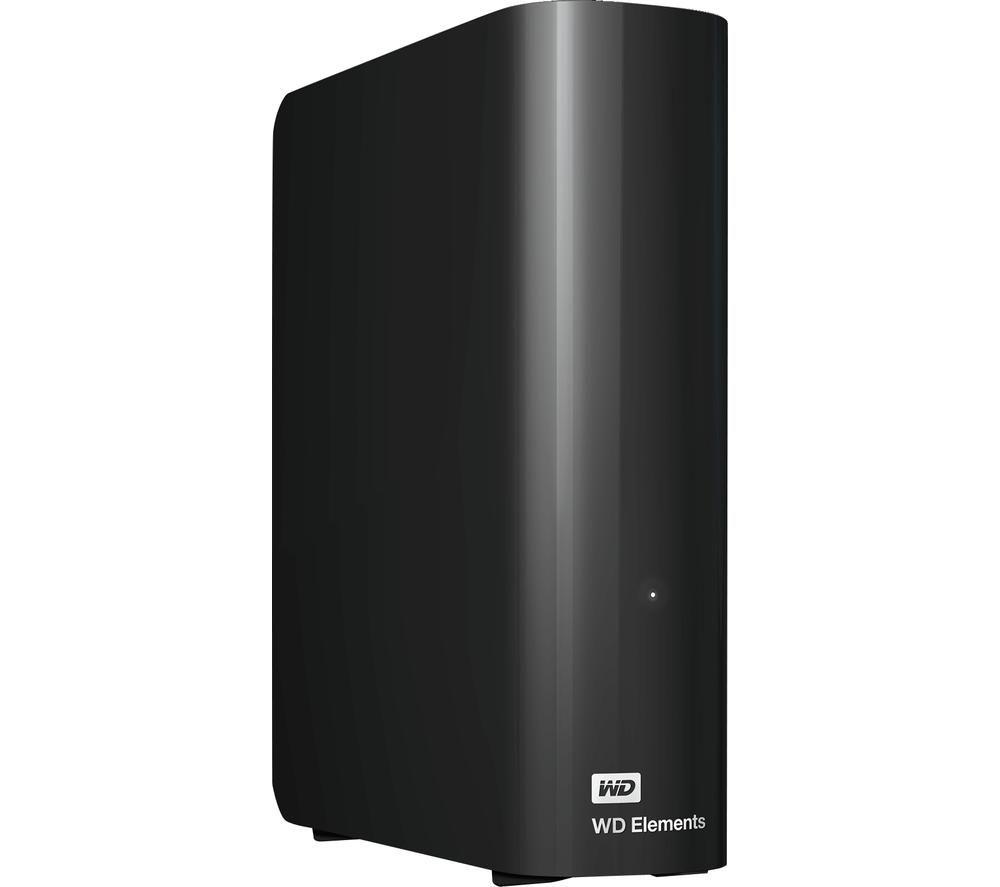 Wd Elements External Hard Drive - 18 Tb, Black, Black