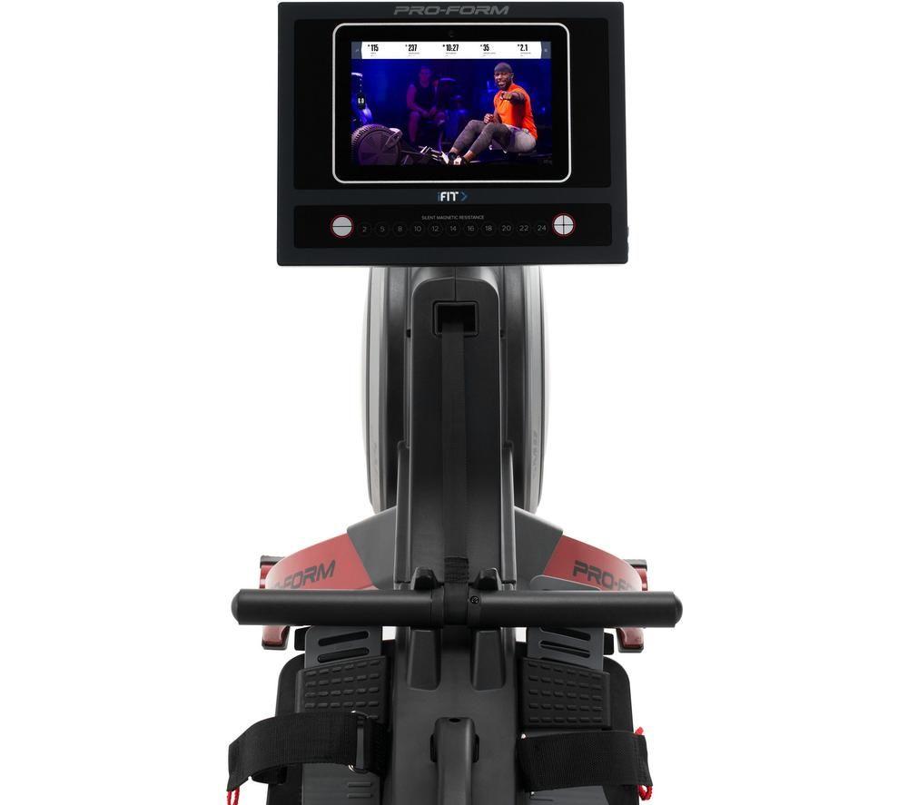 PROFORM Pro R10 Folding Smart WiFi Rowing Machine - Black & Red image number 4 of 6