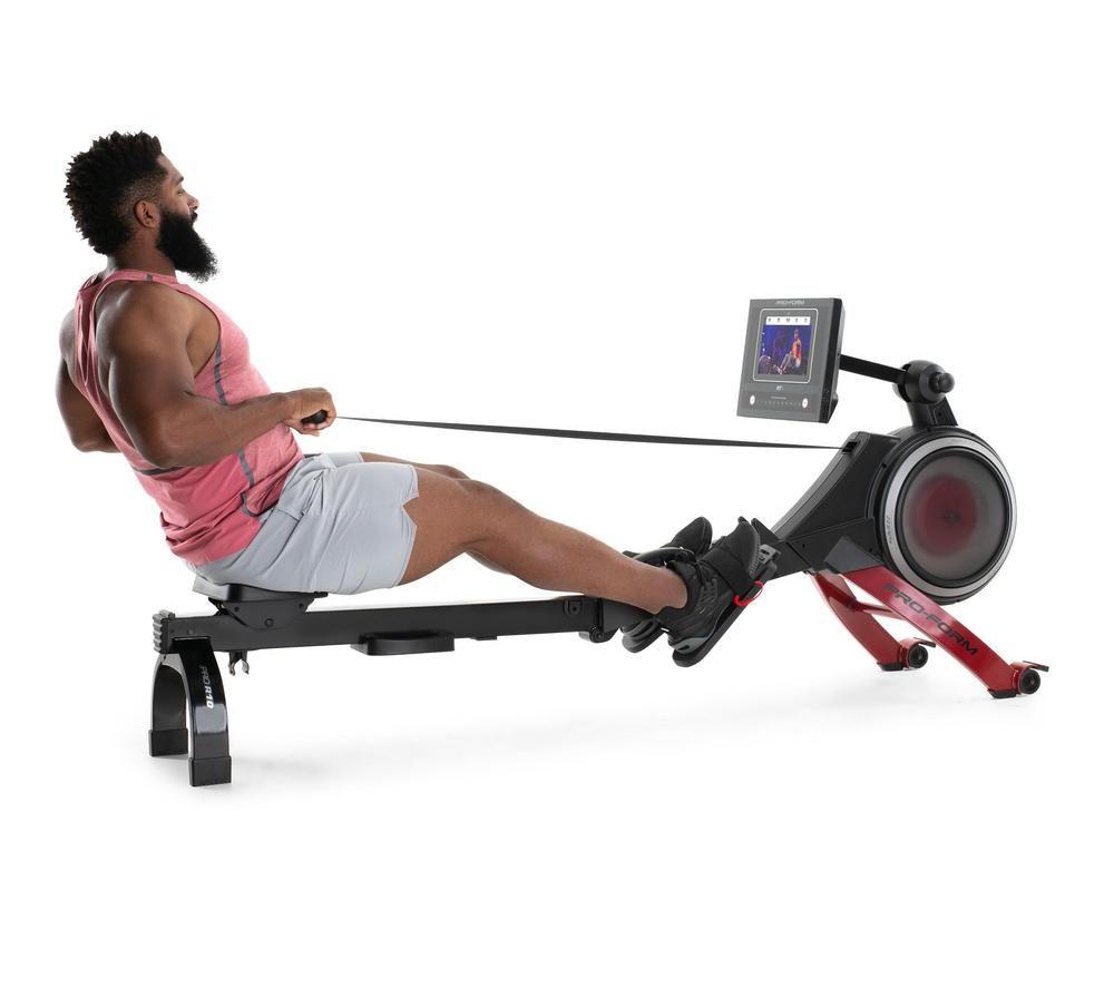 PROFORM Pro R10 Folding Smart WiFi Rowing Machine - Black & Red image number 5 of 6