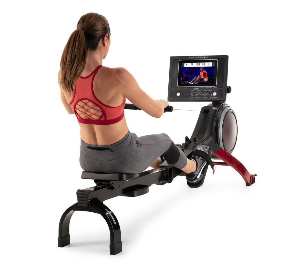 PROFORM Pro R10 Folding Smart WiFi Rowing Machine - Black & Red image number 6 of 6