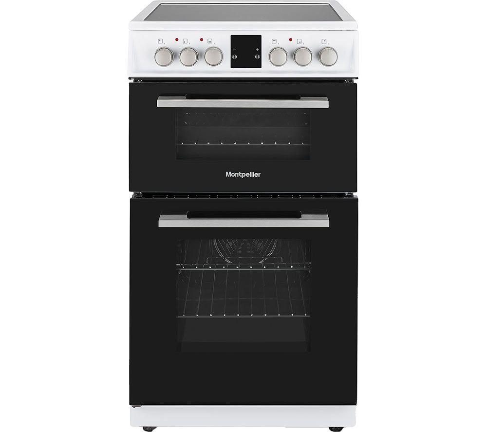 MONTPELLIER MDOC50FW 50 cm Electric Ceramic Cooker - White, White