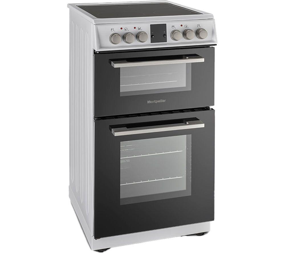 MONTPELLIER MDOC50FW 50 cm Electric Ceramic Cooker - White image number 3 of 5