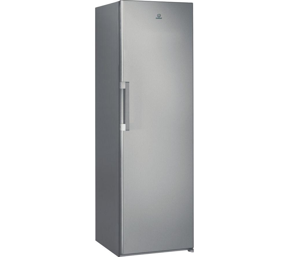 INDESIT SI6 2 S Tall Fridge - Silver, Silver/Grey