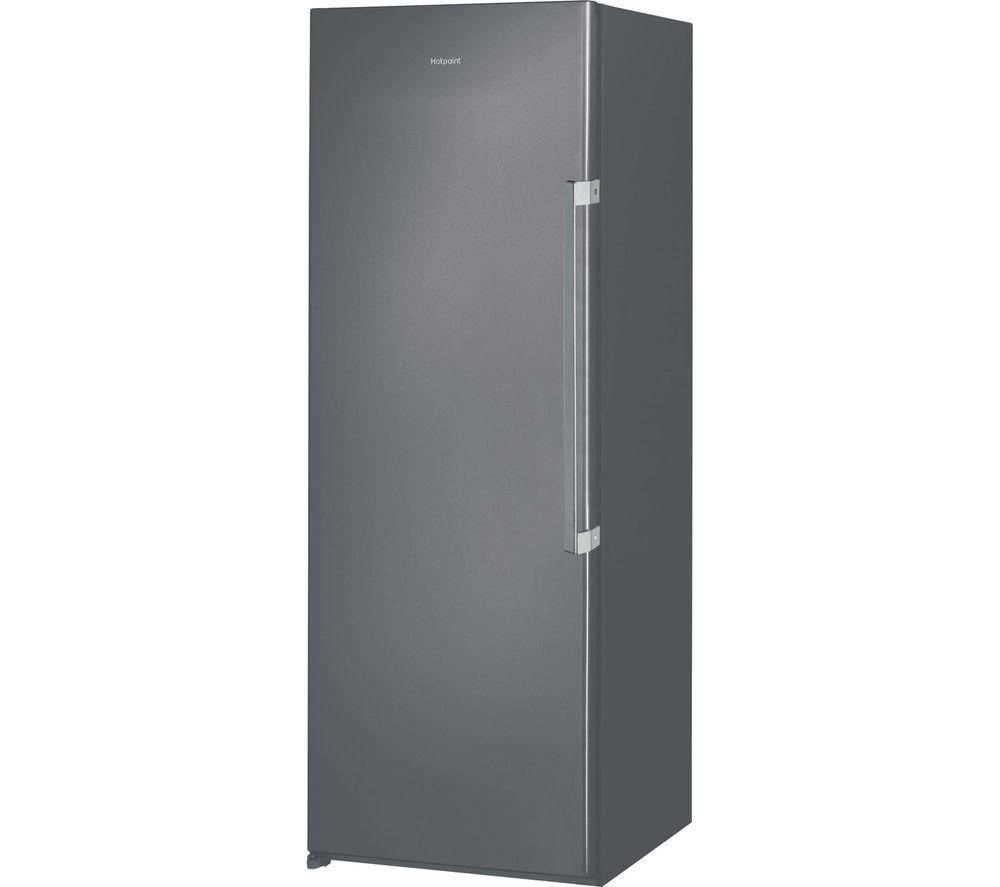 HOTPOINT UH6 F2C G UK Tall Freezer - Graphite, Silver/Grey