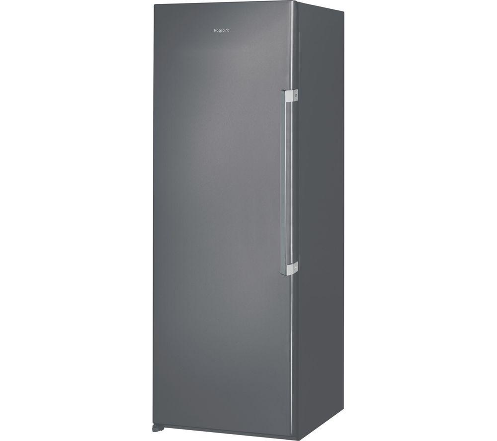 HOTPOINT UH6 F2C G Tall Freezer - Graphite, Silver/Grey