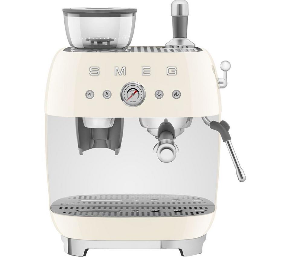 SMEG EGF03CRUK Bean to Cup Coffee Machine - Cream