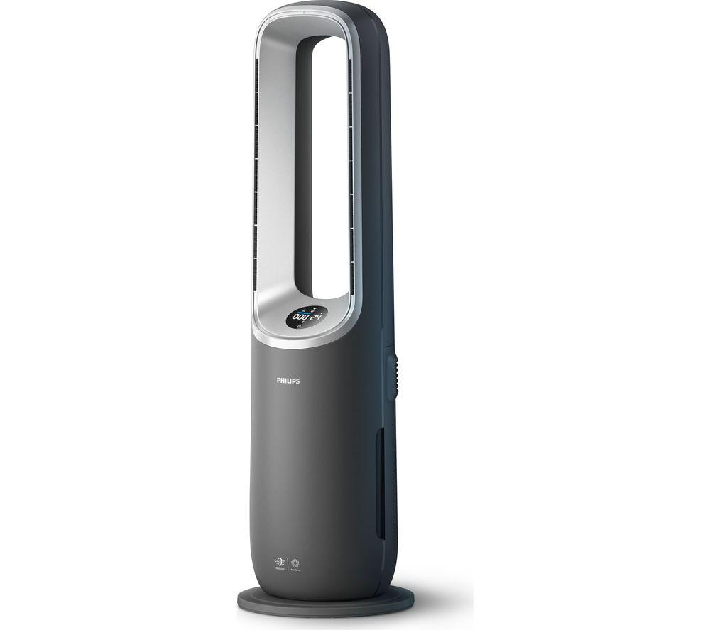 PHILIPS Air Performer 8000 Series AMF870/35 3-in-1 Air Purifier, Fan & Heater - Black