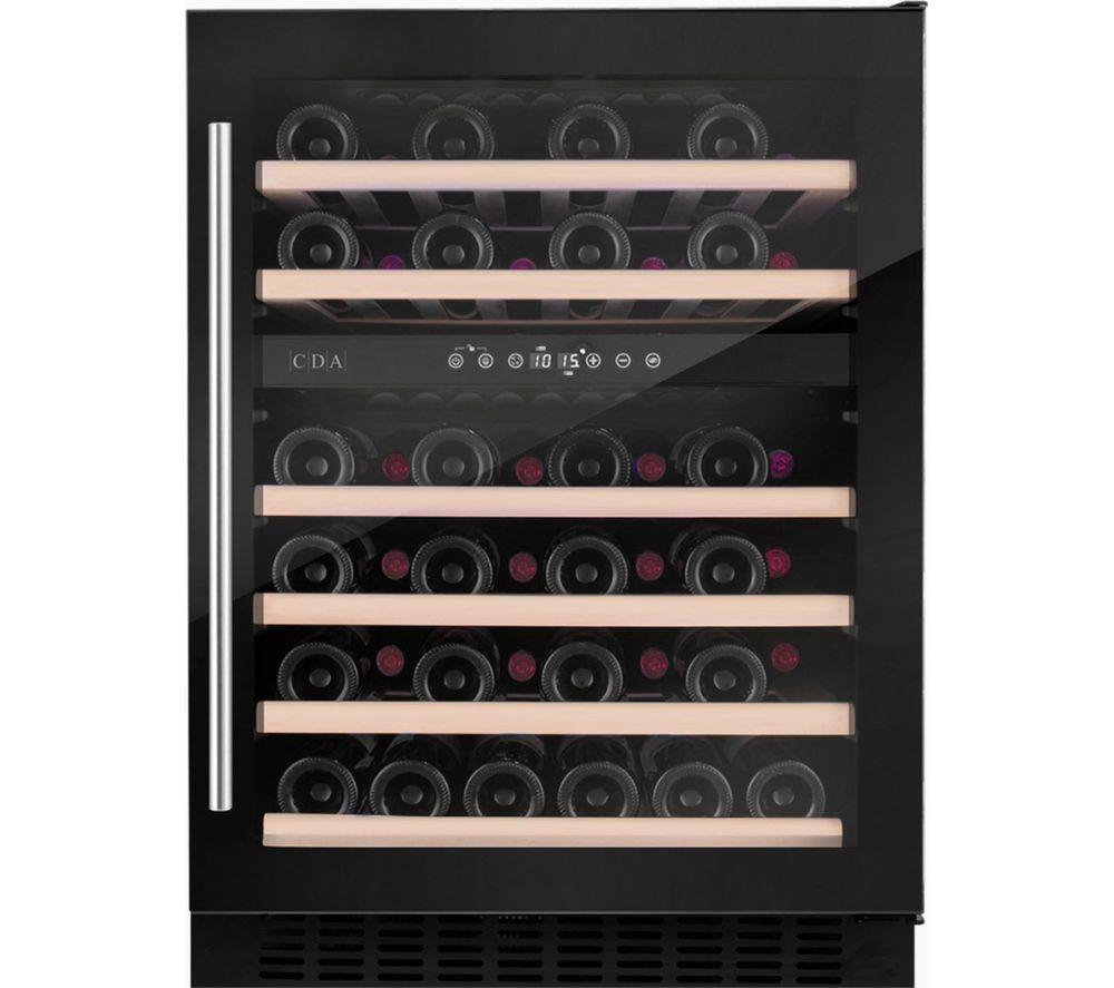 CDA CFWC604BL Wine Cooler - Black, Black