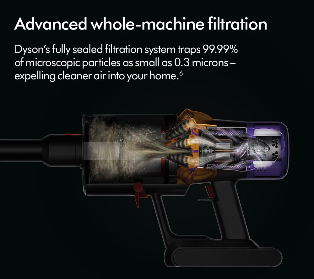DYSON V15 Detect Absolute Cordless Vacuum Cleaner - Yellow & Nickel image number 3 of 12