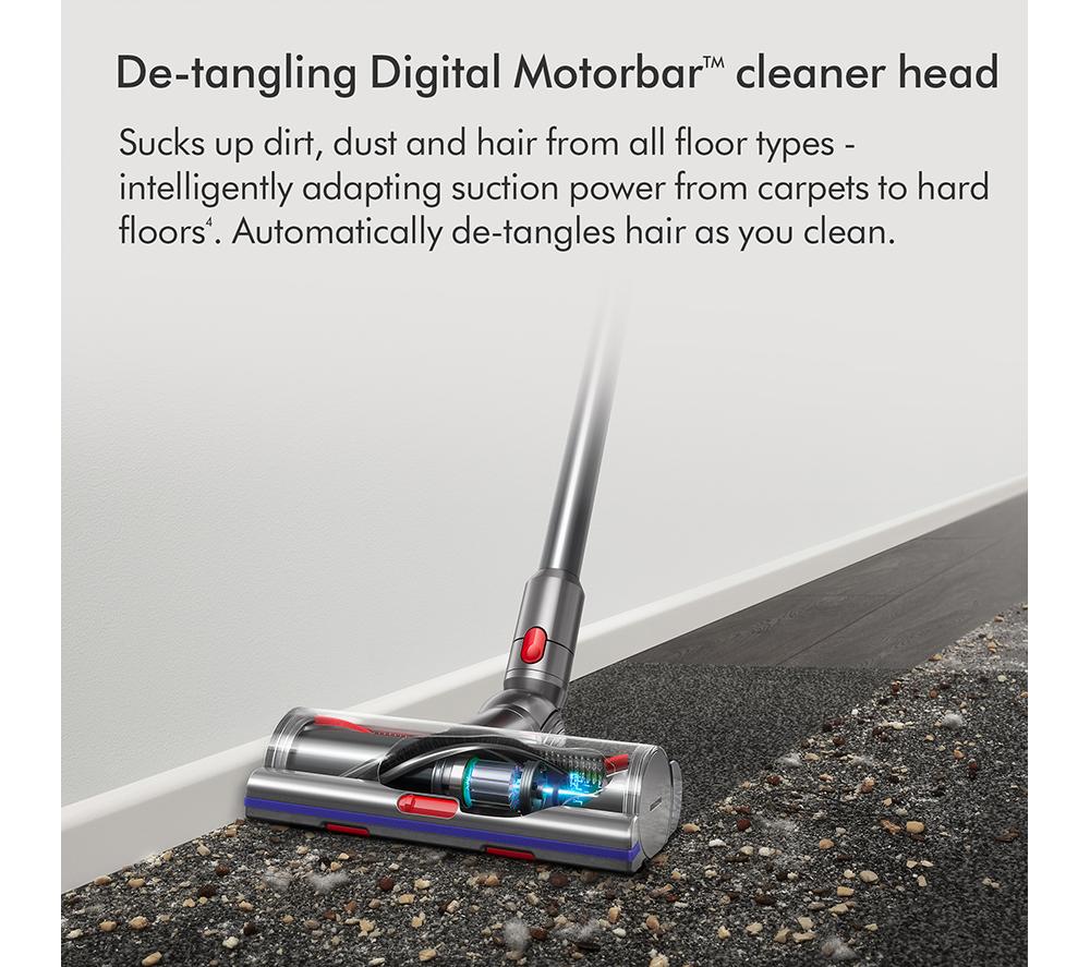 DYSON V15 Detect Absolute Cordless Vacuum Cleaner - Yellow & Nickel image number 10 of 12