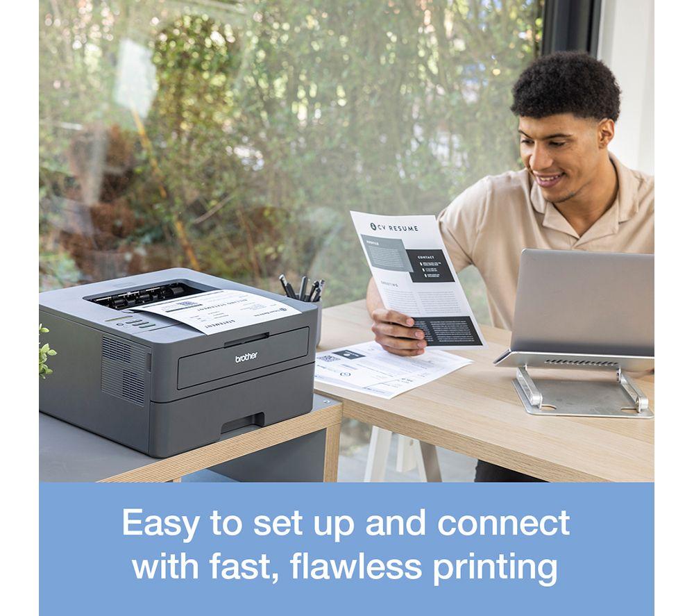 BROTHER HL-L2447DW Monochrome Wireless Laser Printer - Black image number 11 of 13