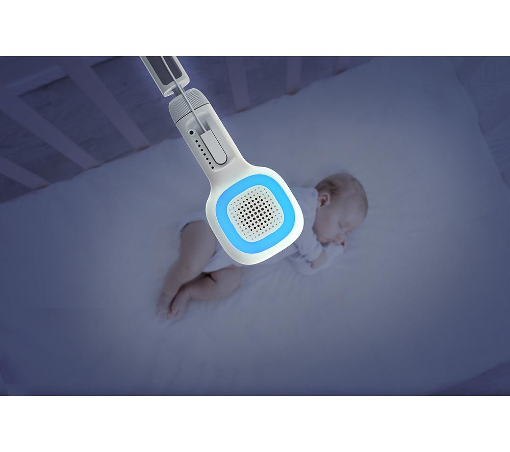 HUBBLE Nursery Pal SkyVision AI Pro 5" Crib Mount Smart Baby Monitor - White image number 8 of 9