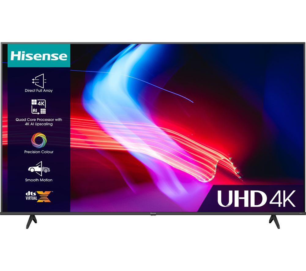 85 HISENSE 85A6KTUK Smart 4K Ultra HD HDR LED TV with Amazon Alexa Black