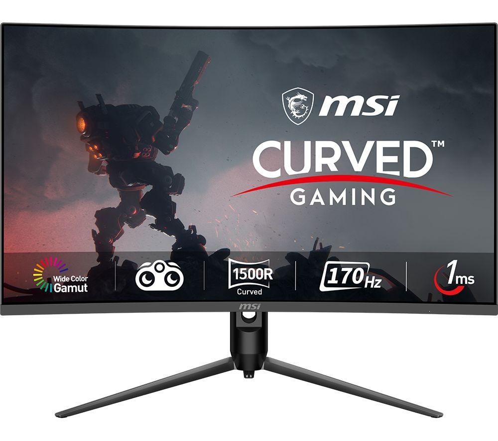 MSI G32CQ5P Quad HD 32" Curved VA LCD Gaming Monitor - Black, Black