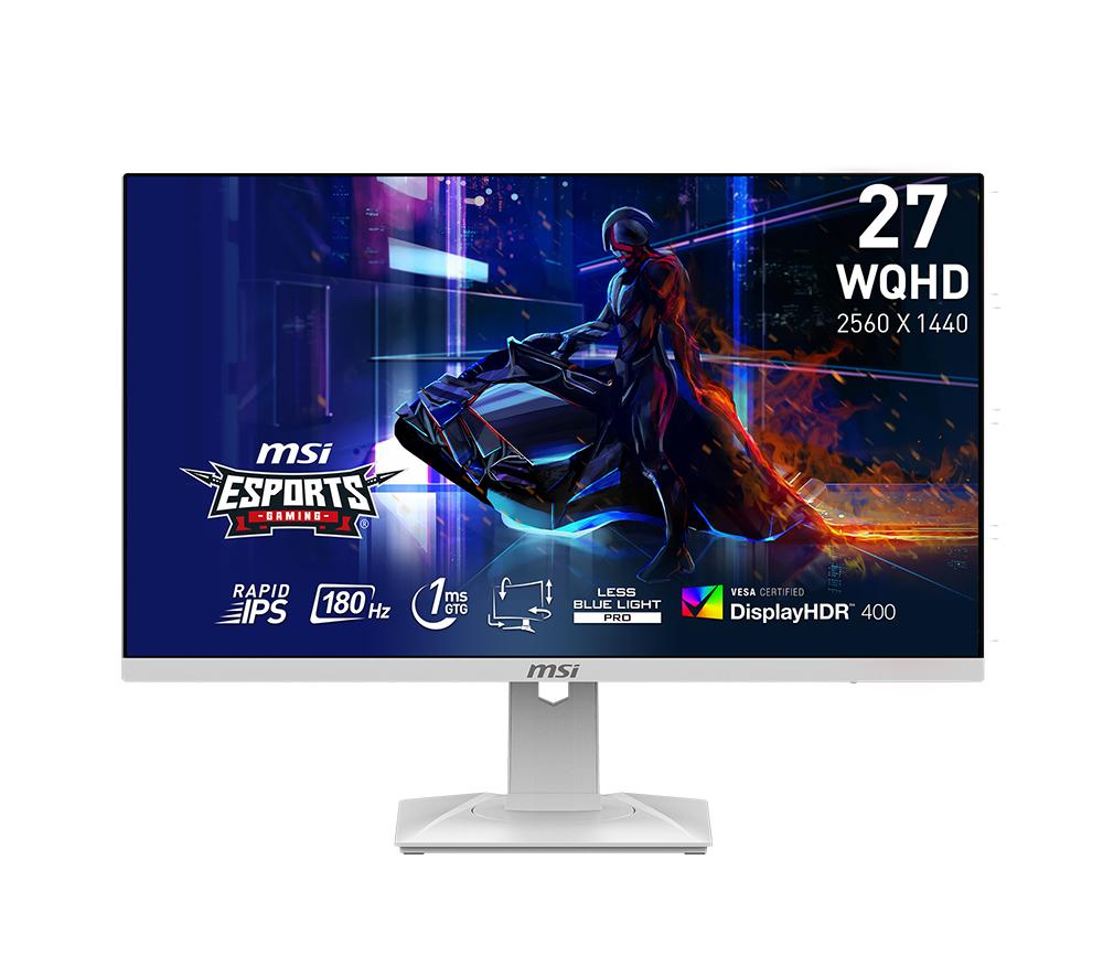 MSI MAG 274QRFW Quad HD 27 IPS LCD Gaming Monitor - White, White