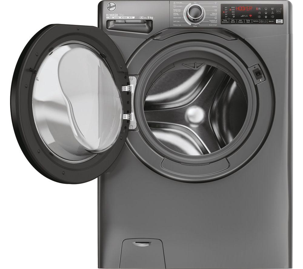 HOOVER H-Wash 350 H3WPS696TMBR6-80 WiFi-enabled 9 kg 1600rpm Washing Machine - Graphite image number 2 of 10