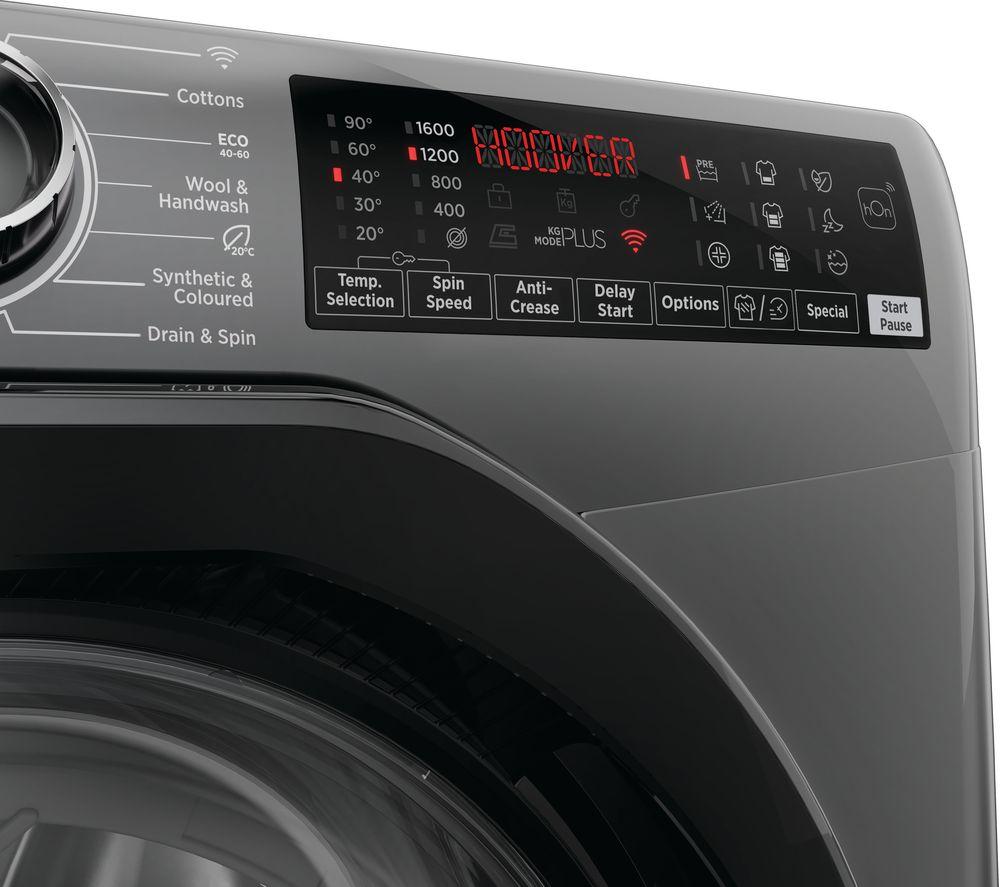 HOOVER H-Wash 350 H3WPS696TMBR6-80 WiFi-enabled 9 kg 1600rpm Washing Machine - Graphite image number 5 of 10