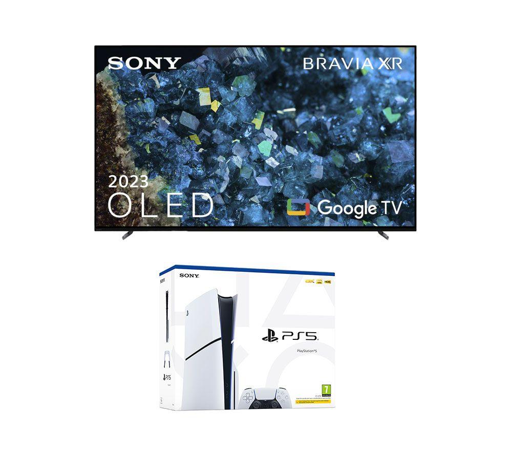 55 Sony BRAVIA XR-55A84LU  Smart 4K Ultra HD HDR OLED TV & PlayStation 5 Model Group (Slim) Bundle,