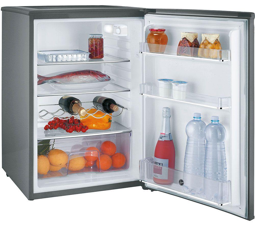 HOOVER HOLHS58EXK Undercounter Fridge - Silver, Silver/Grey