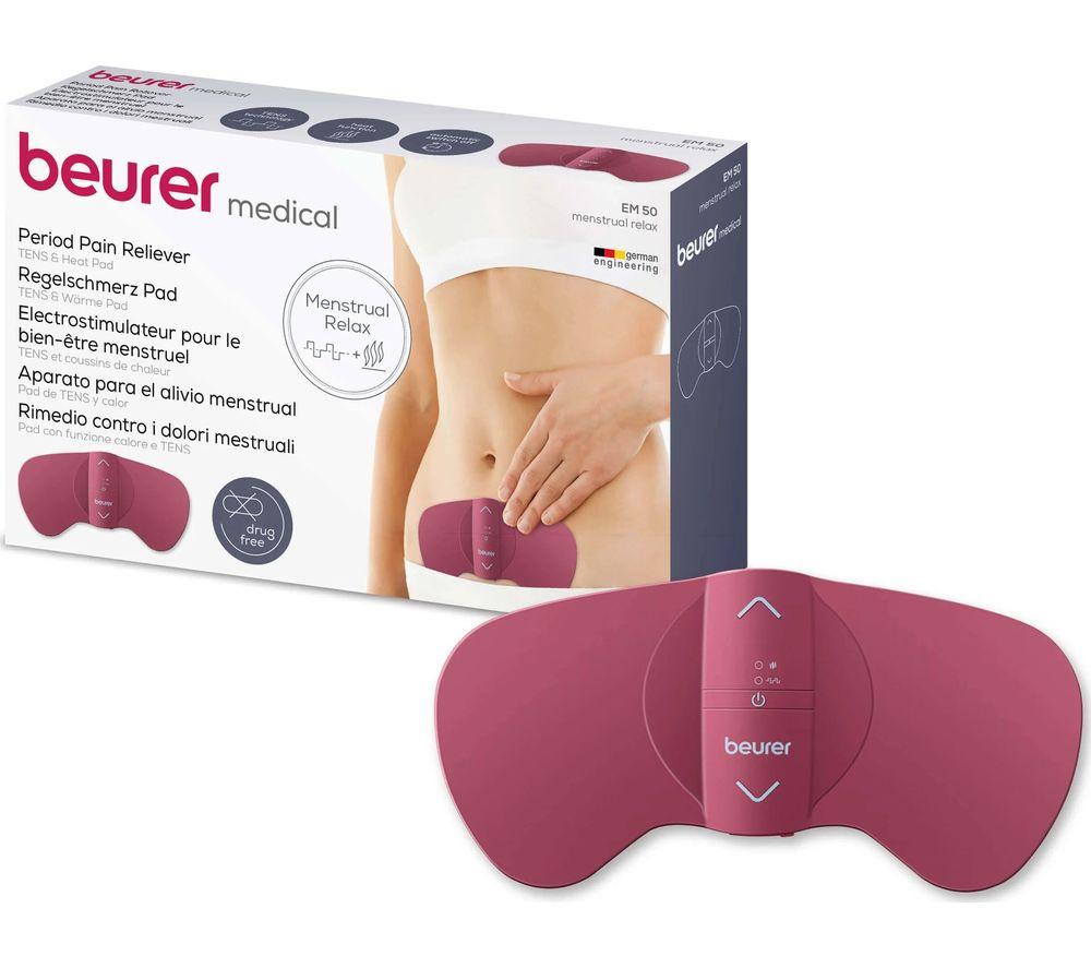 BEURER EM50 Menstrual Relax Warmth Pad, Pink