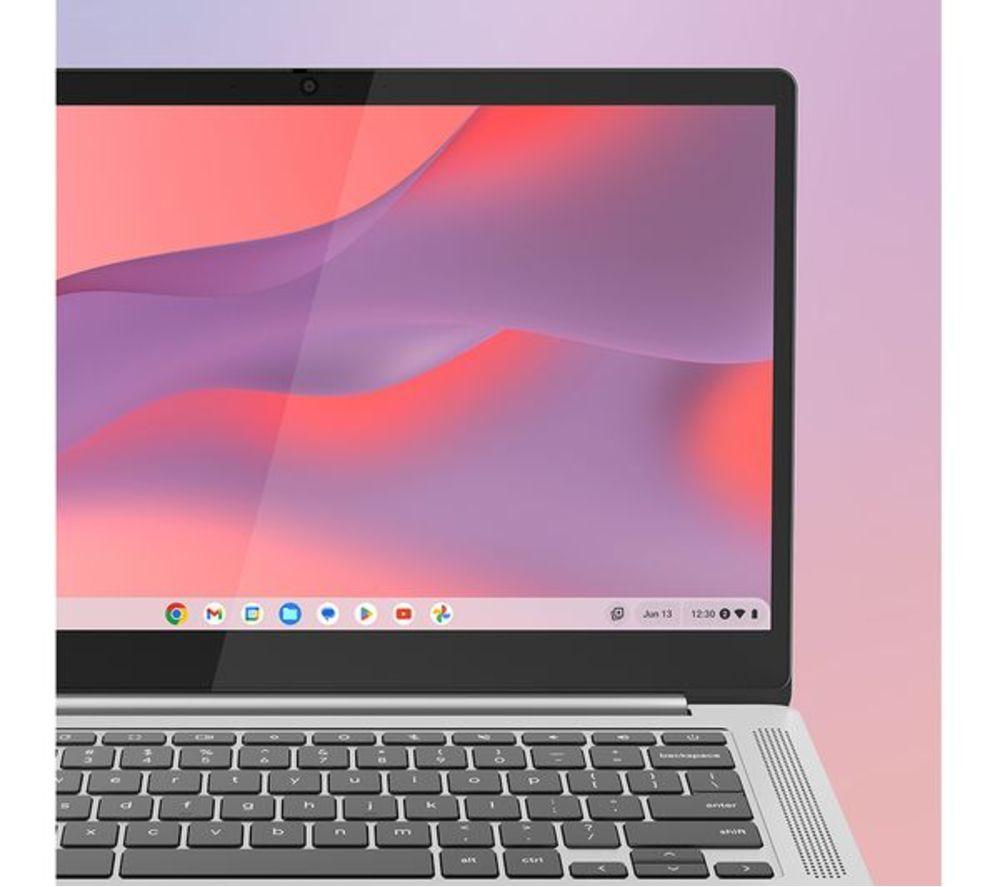 LENOVO IdeaPad Slim 3i 14" Refurbished Chromebook Plus - Intel&reg; Core&trade; i3, 256 GB eMMC, Grey (Very Good Condition) image number 5 of 8