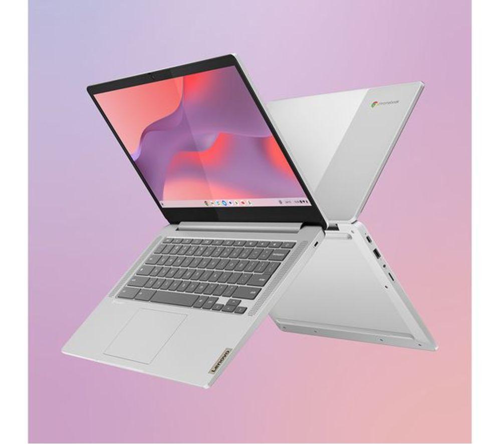 LENOVO IdeaPad Slim 3i 14" Refurbished Chromebook Plus - Intel&reg; Core&trade; i3, 256 GB eMMC, Grey (Very Good Condition) image number 6 of 8