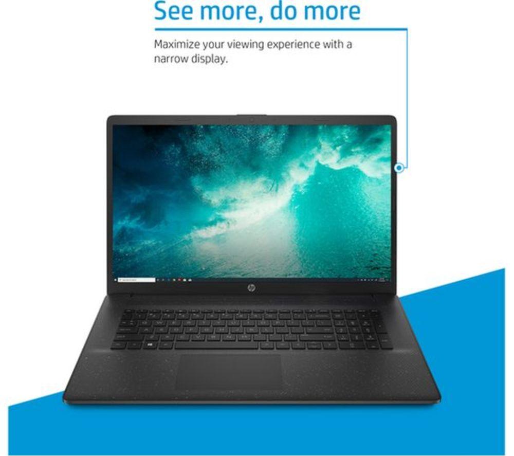 HP 17-cn0534sa 17.3" Refurbished Laptop - Intel&reg; Pentium&reg;, 128 GB SSD, Black (Very Good Condition) image number 12 of 13