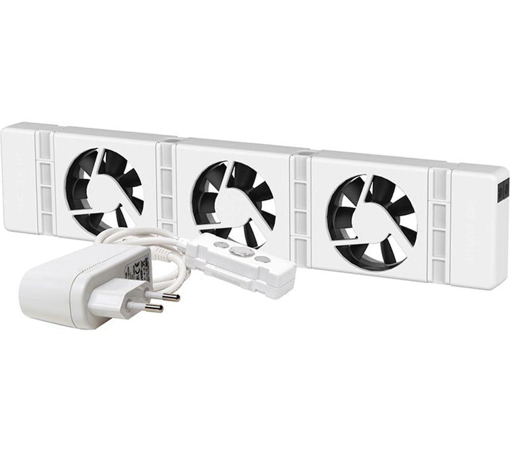 SPEEDCOMFORT Monoset Smart Radiator Fan - White, White