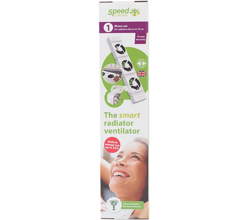 SPEEDCOMFORT Monoset Smart Radiator Fan - White image number 4 of 23