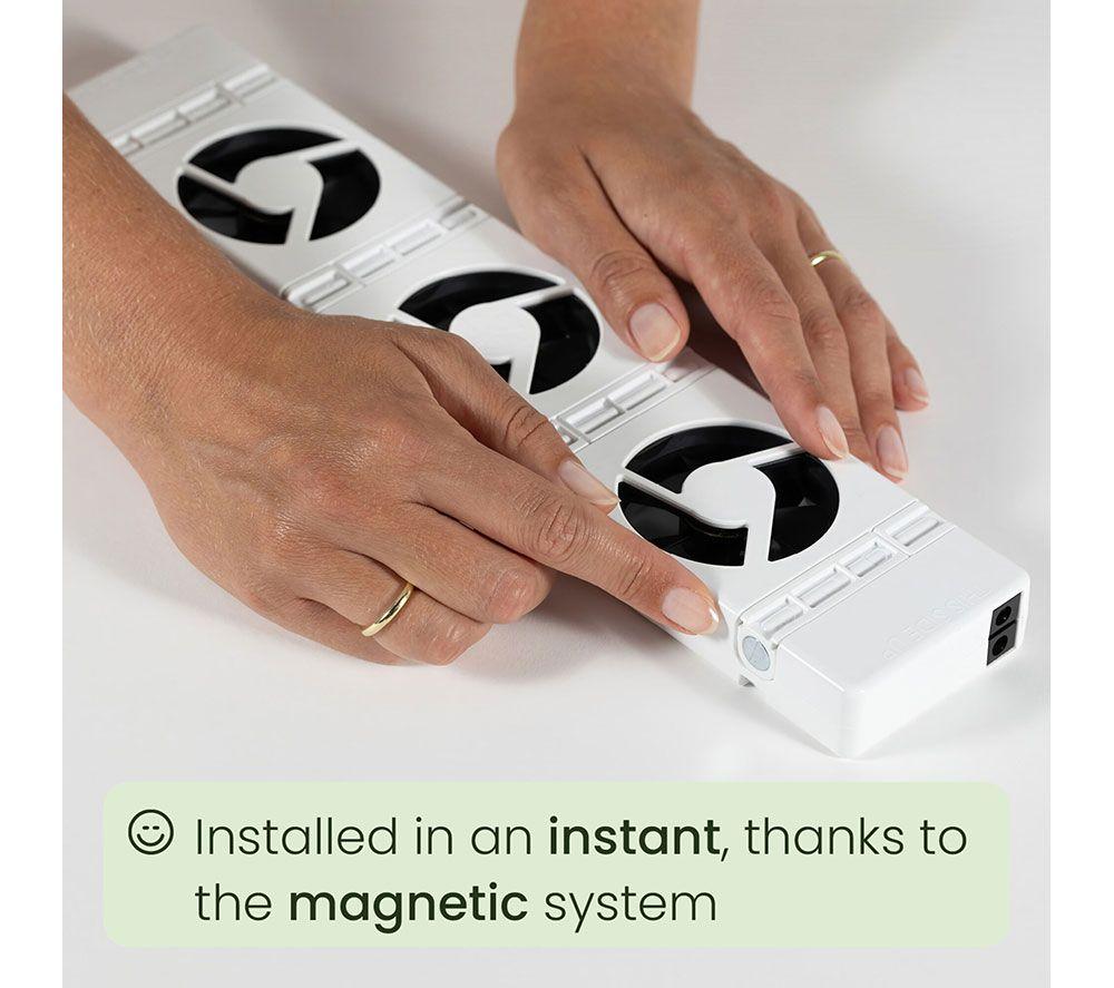 SPEEDCOMFORT Monoset Smart Radiator Fan - White image number 17 of 23