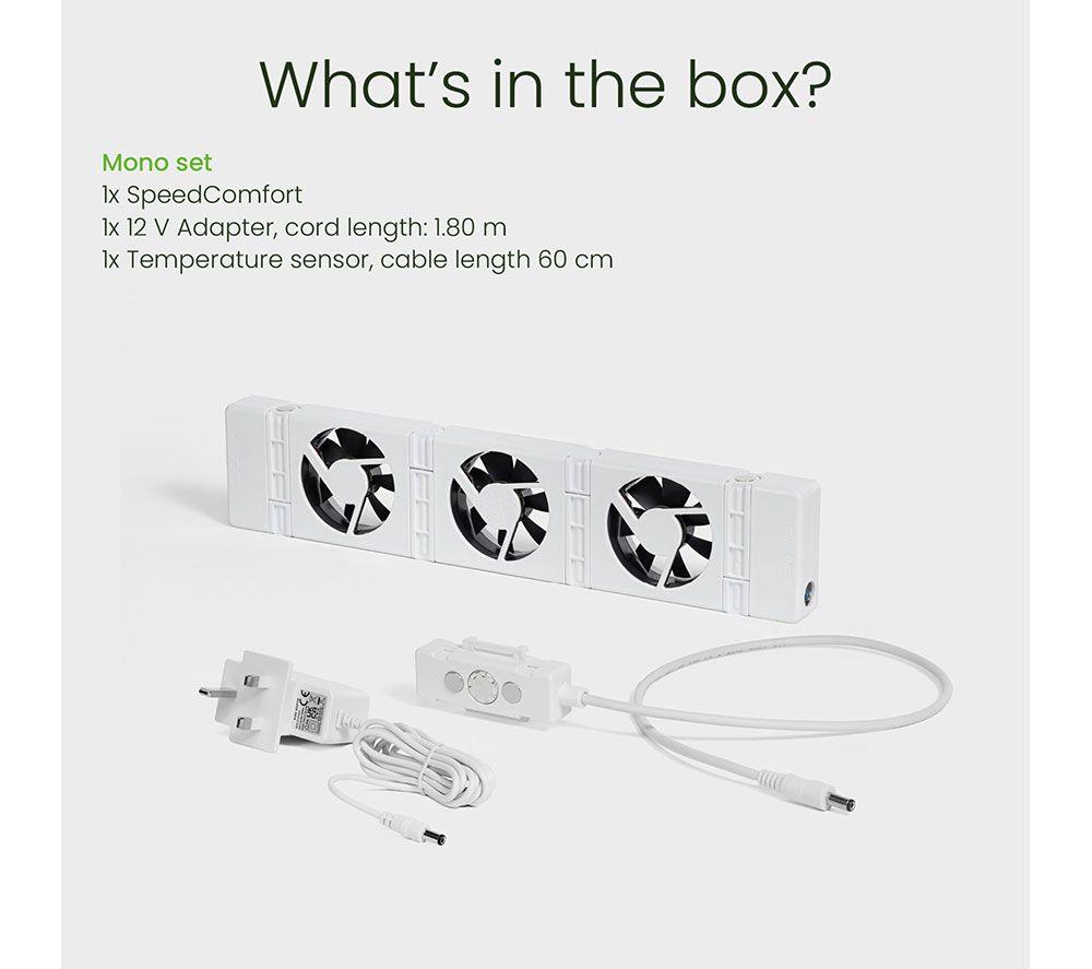 SPEEDCOMFORT Monoset Smart Radiator Fan - White image number 22 of 23