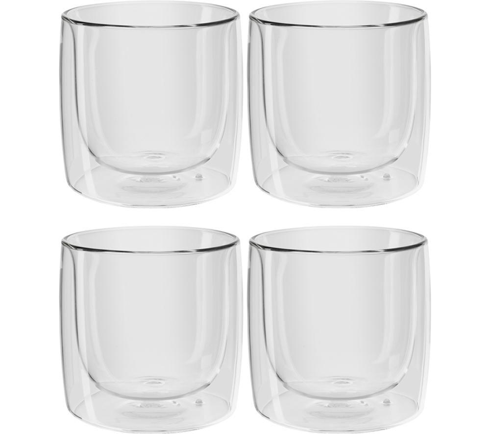 ZWILLING Sorrento Double Wall Whiskey Glasses - Pack of 4