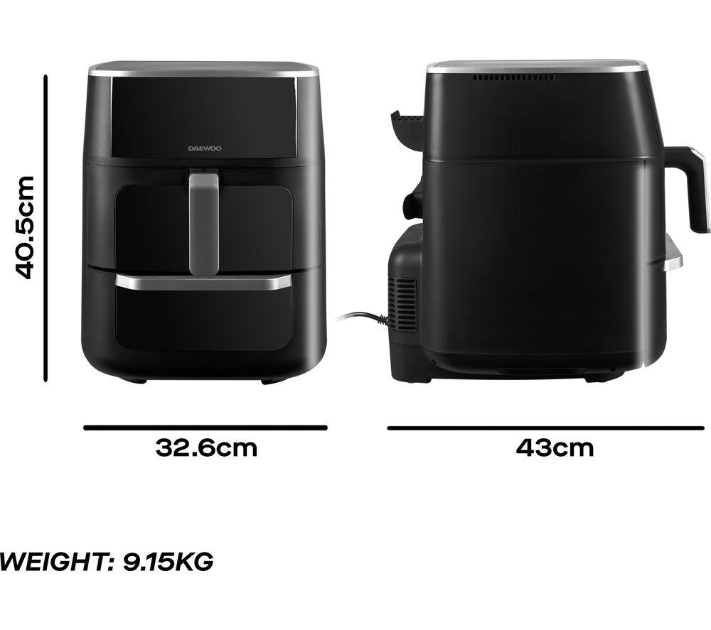 DAEWOO Actuate SDA2622GE Air Fryer - Black image number 6 of 6