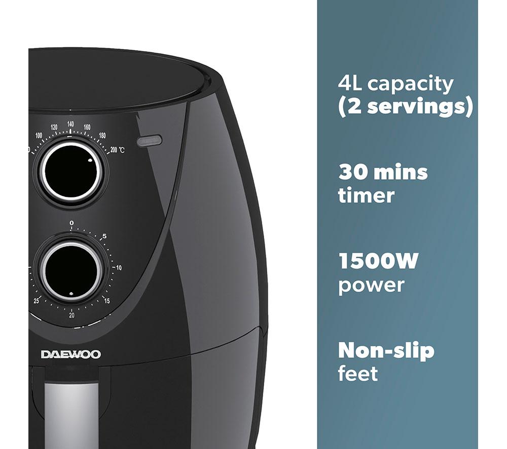 DAEWOO SDA2636GE Air Fryer - Black image number 2 of 5