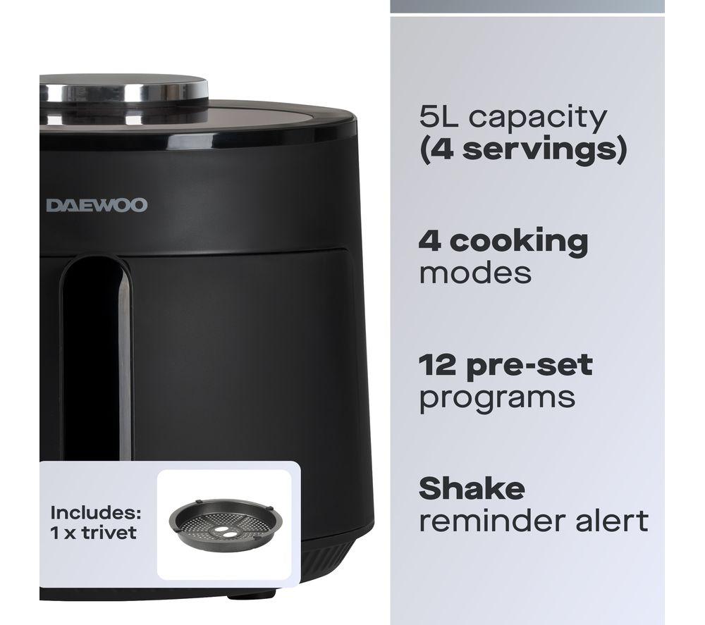 DAEWOO SDA2675GE Air Fryer - Black image number 2 of 5