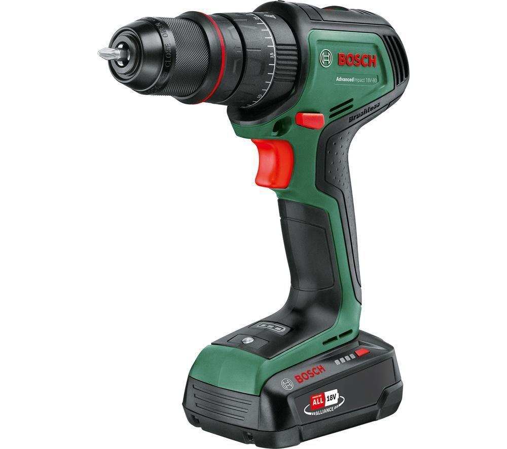 BOSCH AdvancedImpact 18V-80 Cordless Hammer Drill with 1 Battery image number 4 of 5