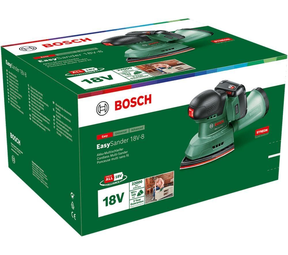 Buy BOSCH EasySander 18V-8 Cordless Multi-Sander Green Black