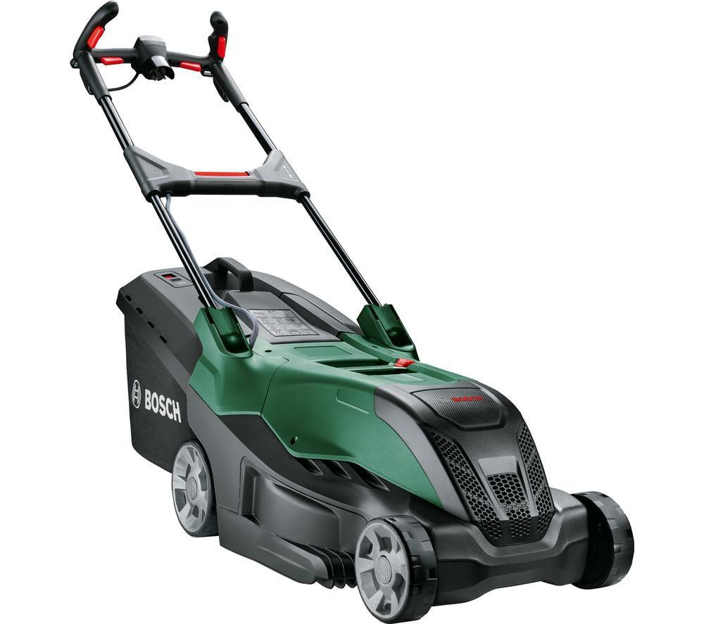 BOSCH AdvancedRotak 40 650 Corded Rotary Lawn Mower Green Black