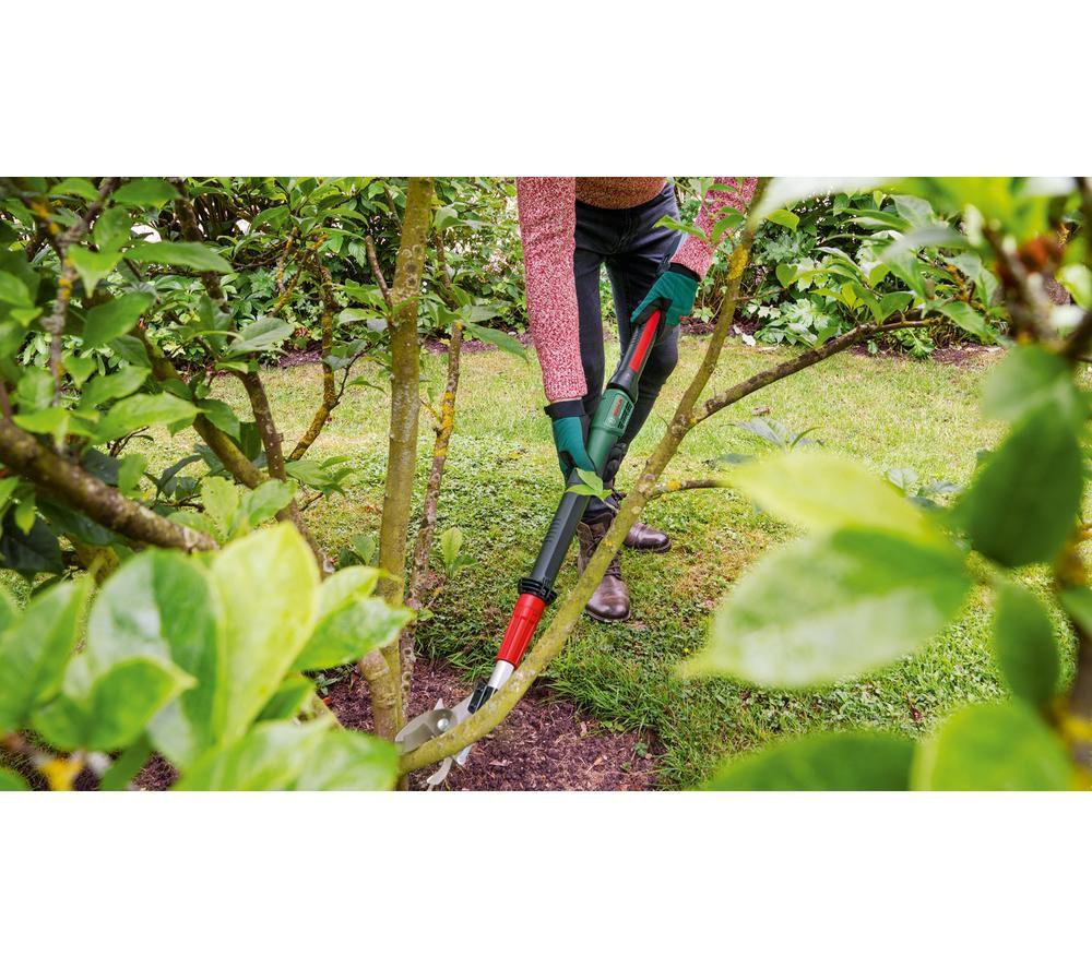 BOSCH AdvancedPrune 18V-45 Cordless Pruner with 1 Battery - Red, Black & Green image number 4 of 4