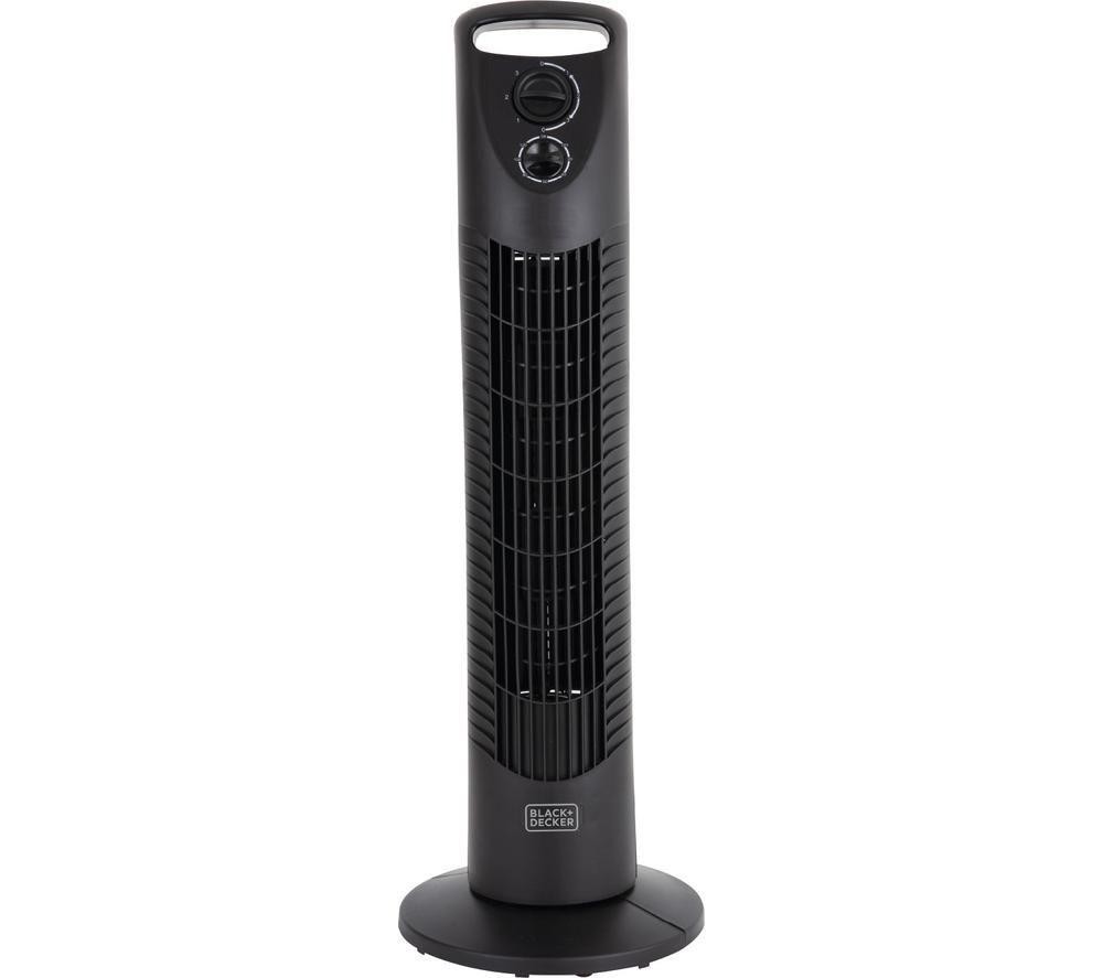 Buy Black Decker Bxft50002gb 10 Tower Fan Black Currys